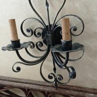 Applique in ferro battuto anni 70