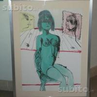 Litografia a colori Bruno Cassinari