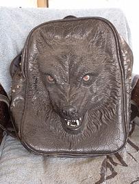 Zaino faccia lupo