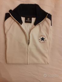 Felpa Converse All Star Bianca e Blu Tg. S