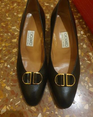Scarpe Décolleté C. Volpato Donna n. 42 pelle nera