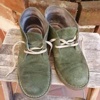 Scarpe, scarponcini con lacci modello Clarcs verde