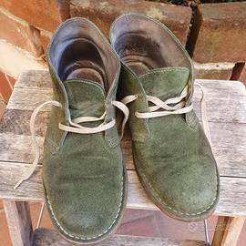 Scarpe, scarponcini con lacci modello Clarcs verde