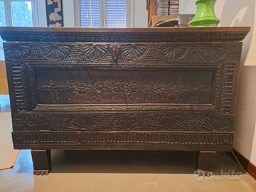 Antica Cassapanca Sarda fine '800
