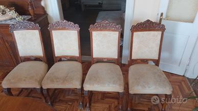 4 sedie vintage 