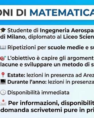Ripetizioni Matematica e Fisica