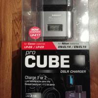 Hähnel pro Cube DSLR Charger, caricatore batterie