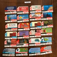 #28. Lotto 24 schede telefoniche varie