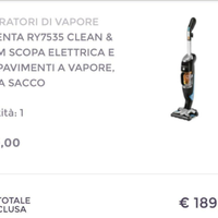 Rowenta ry7535 clean & steam