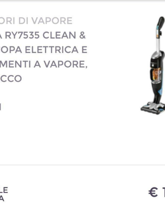 Rowenta ry7535 clean & steam