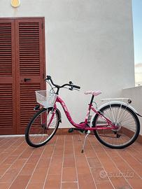Bicicletta rosa Olmo