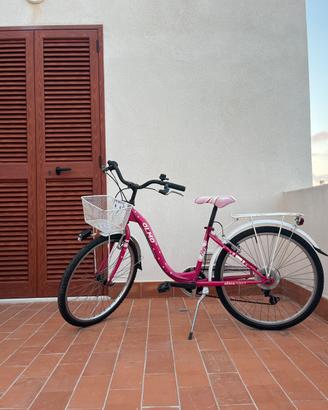 Bicicletta rosa Olmo
