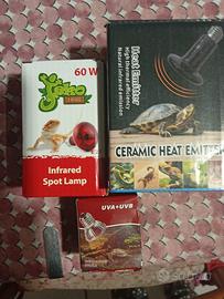 lampade uvb-uva per rettili