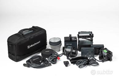 Elinchrom  elb 1200 hs  kit a batteria usato
