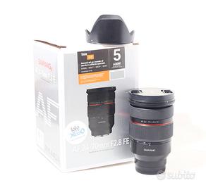OBIETTIVO SAMYANG AF 24-70 MM F/2.8 FE. SONY E.
