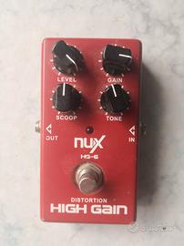 Pedale Chitarra Nux High Gain