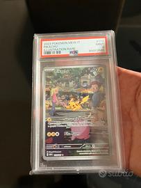 Pikachu illustration Rare del 2023 (valuta mint 9)