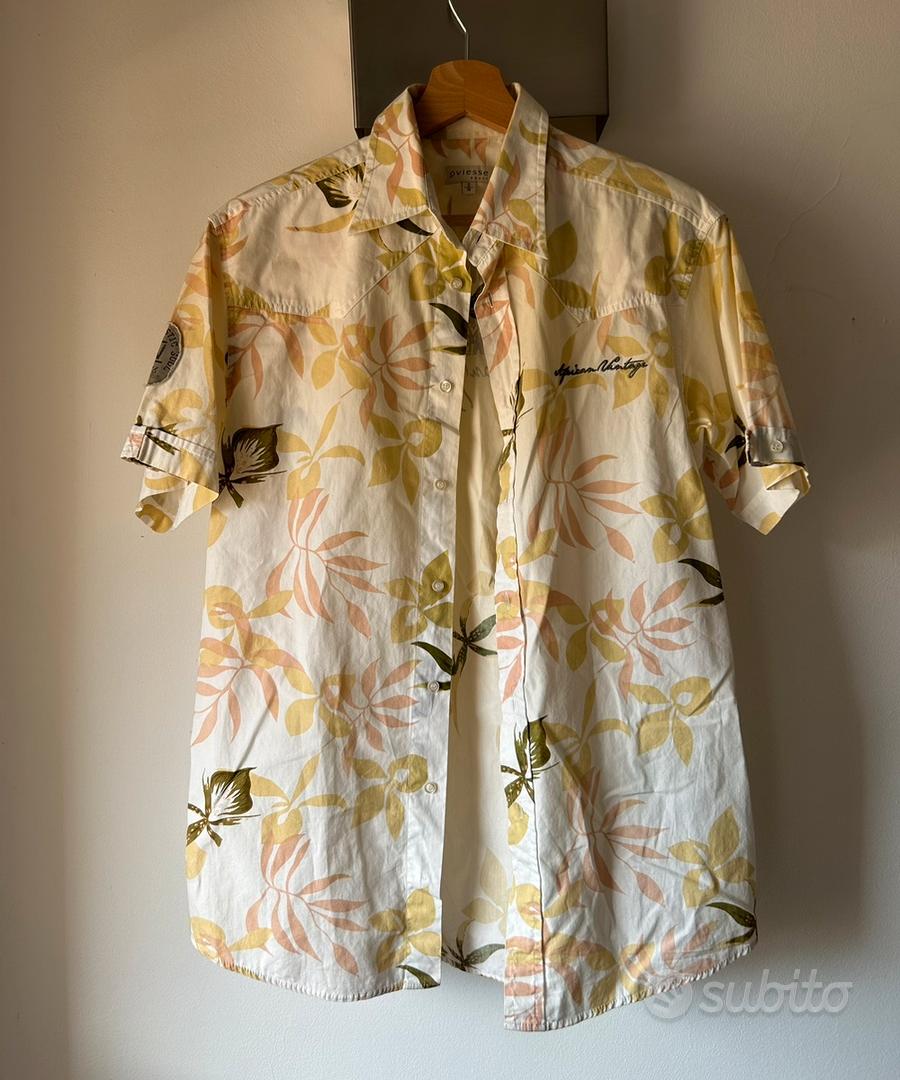 Camicia Oviesse Uomo a fiori cotone tgM Abbigliamento e Accessori In vendita a Pescara