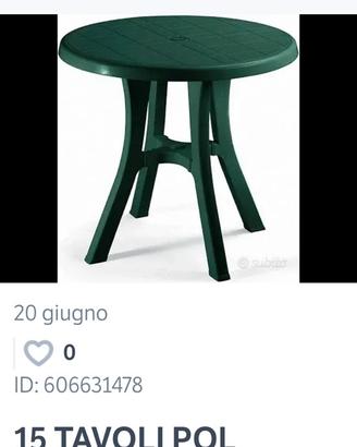 Tavolo tondo 70