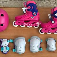 Kit OXELO Roller Blade + Caschetto + Protezioni