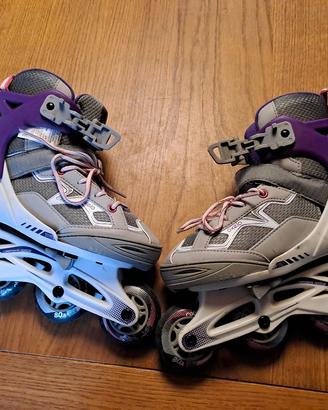 Pattini In Linea Oxelo 32/35 Bimba