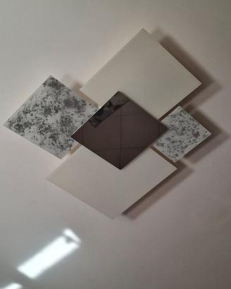 Lampadario a soffitto + plique a muro