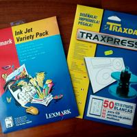 Etichette CD/DVD e carta x stampe colori x inkjet