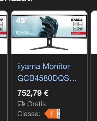 Monitor iiyama nuovo