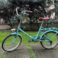 Bicicletta Graziella color tiffany