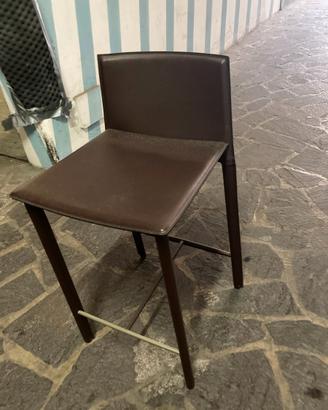 sgabello pelle