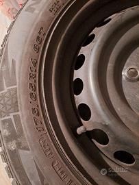 Cerchi in ferro 14" + Gomme 175/65 R14 come nuovi