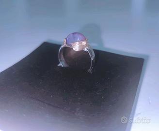 Vendere anello in argento con ametista 