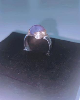 Vendere anello in argento con ametista 