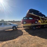 Carro/bisarca 2pianali forca gru pari al nuovo