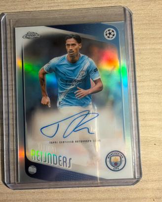 Tijjani Reijnders autograph card topps