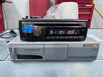 Alpine cda-9847 con caricatore cd cha-5624 ai-net