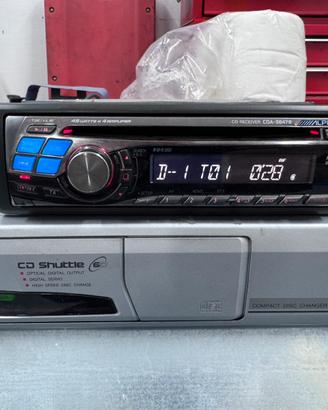 Alpine cda-9847 con caricatore cd cha-5624 ai-net