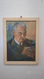 Intenso dipinto vintage (59x46 cm) su cartone