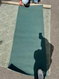 Tappeto runner IKEA tessitura piatta grigio scuro
