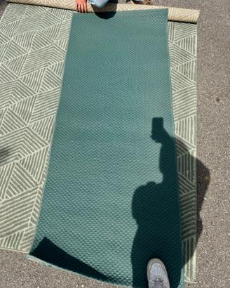 Tappeto runner IKEA tessitura piatta grigio scuro