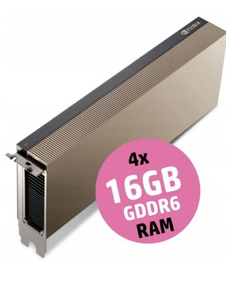 Acceleratore NVIDIA A16 64GB (4x16GB) PCIe 4.0 VDI
