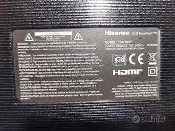 ricambi Tv Hisense Modello 75A7100F 