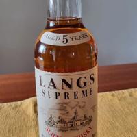 Bottiglia vintage di Langs Supreme Whisky