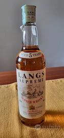 Bottiglia vintage di Langs Supreme Whisky