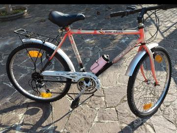MOUNTAIN BIKE RAGAZZO/RAGAZZA NERO/ROSA
