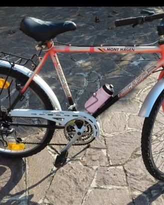 MOUNTAIN BIKE RAGAZZO/RAGAZZA NERO/ROSA