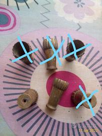 Coprigambe ottone per sedie vintage