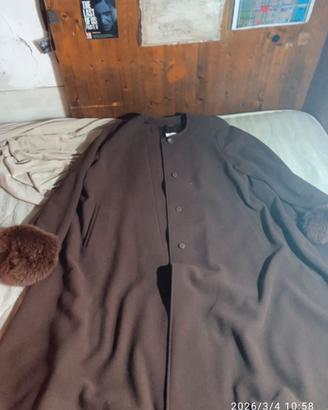 Cappotto lungo lana vergine 46