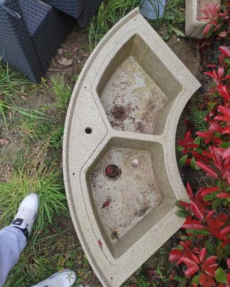 lavandino + ripiano in granito