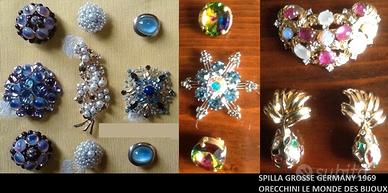 42 Pezzi Bijoux Vintage Originali Anni '60-'70